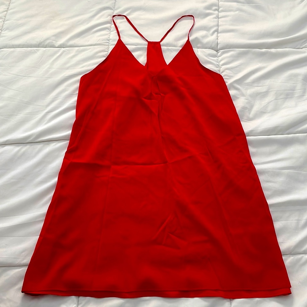 Alice & Olivia Fierra Y-Back Dress, size Medium